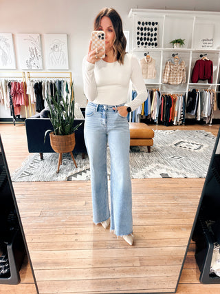 Cally High Rise Wide Jeans-Bottoms-VerClare Boutique