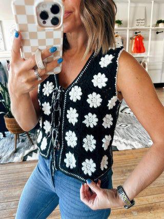 Hallie Knit Vest-Sweaters-VerClare Boutique