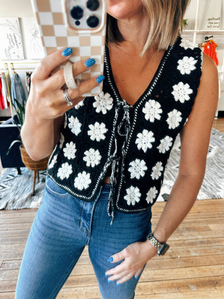 Hallie Knit Vest-Sweaters-VerClare Boutique