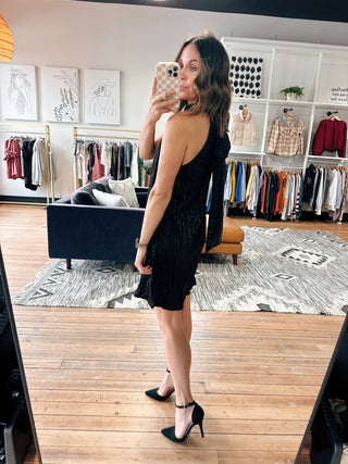 The Midnight Celebration Dress-Dresses & Rompers-VerClare Boutique