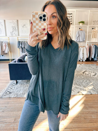 Linden Long Sleeve Top - 3 Colors-Tops Basic SolidLinden Long Sleeve Top - 3 Colors | VerClare Boutique | Chenoa, IL-Women's Long Sleeve Top | Linden Long Sleeve Top | Sizes: S, M, L | Color: Natural, Navy, Seagrass | Free US shipping on all eligible orders. Chenoa, Illinois-VerClare Boutique