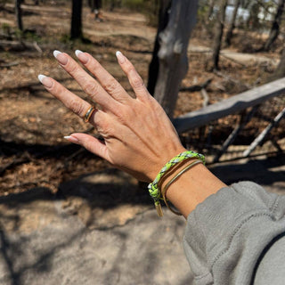 Electric Lime Cord Bracelet-Accessories-VerClare Boutique