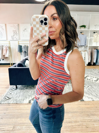 Bexley Striped Tank Top - 2 Colors-Tops CasualBexley Striped Tank | VerClare Boutique | Chenoa, IL-VerClare Boutique