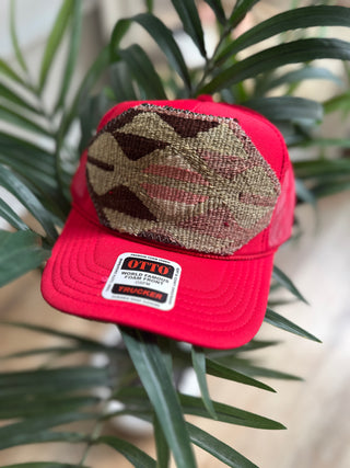 Orijinal Designs Trucker Cap-Red with Light Green, Brown & Cream-AccessoriesOrijinal Designs Trucker Cap-Black | VerClare Boutique | Chenoa, IL-Trucker Hat. Wear with care! Structured Bill. Final sale. Free US shipping on all eligible orders. Shop Pay Accepted. Located in Chenoa, Illinois.-VerClare Boutique