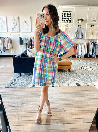 Kate Multicolor Mini Dress - Multi