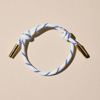 White & Blue Cord Bracelet-Accessories-VerClare Boutique