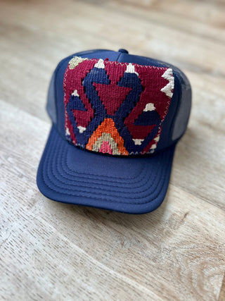 Orijinal Designs Trucker Cap-Navy With Burgundy, Navy & Orange-AccessoriesOrijinal Designs Trucker Cap-Black | VerClare Boutique | Chenoa, IL-Trucker Hat. Wear with care! Structured Bill. Final sale. Free US shipping on all eligible orders. Shop Pay Accepted. Located in Chenoa, Illinois.-VerClare Boutique
