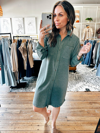 Olive View. Essential Leslie Dress-2 Colors-Dresses & Rompers-VerClare Boutique