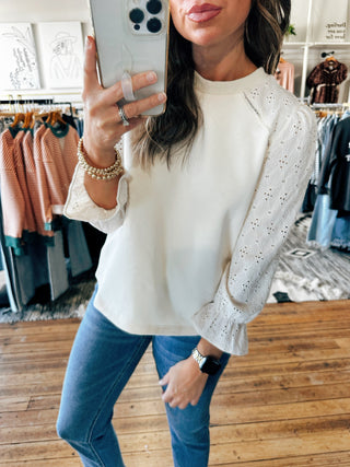 Ivory Petal Top-Tops Casual-VerClare Boutique