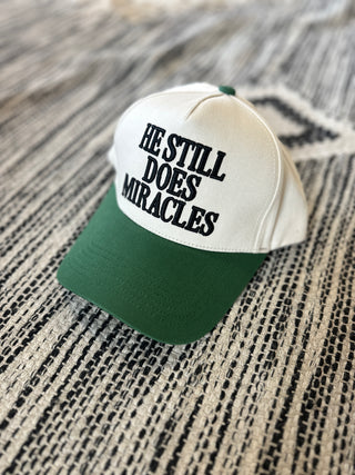 He Still Does Miracles Trucker Cap-Accessories-VerClare Boutique