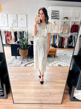 Fynra Sequin Fringe Top-Tops Casual-VerClare Boutique