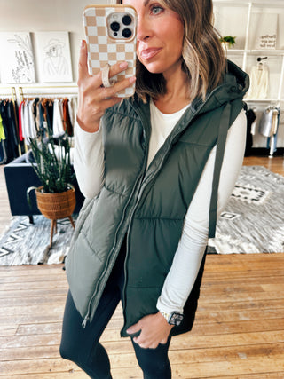 Olivia Puffer Vest-2 Colors-Jackets & KimonosOlivia Puffer Vest | VerClare Boutique | Chenoa, IL-Olivia Puffer Vest! Located in Chenoa, Illinois about 20 minutes outside of Bloomington & Normal, IL in McLean County. Free Shipping on eligible Orders. Shop Pay Accepted.-VerClare Boutique