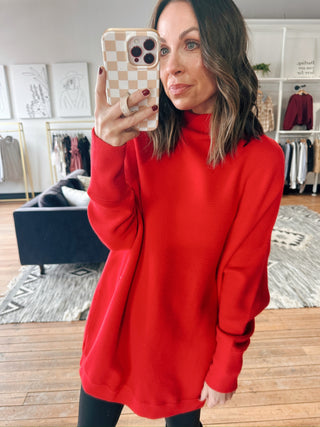 Aubrey Oversized Textured Sweater Tunic-Dresses & RompersAubrey Oversized Textured Sweater Tunic for Women | VerClare Boutique | Chenoa, IL-Shop the Aubrey Oversized Textured Sweater Tunic for women featuring a soft textured knit, relaxed oversized fit, and tunic length perfect for leggings and everyday wear at VerClare Boutique.-VerClare Boutique