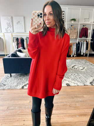 Aubrey Oversized Textured Sweater Tunic-Dresses & RompersAubrey Oversized Textured Sweater Tunic for Women | VerClare Boutique | Chenoa, IL-Shop the Aubrey Oversized Textured Sweater Tunic for women featuring a soft textured knit, relaxed oversized fit, and tunic length perfect for leggings and everyday wear at VerClare Boutique.-VerClare Boutique