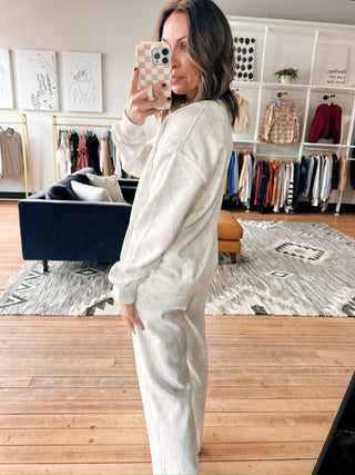 Brenna Fleece Camo Crew Neck Sweatshirt-Jackets & KimonosBrenna Fleece Camo Crew Neck Sweatshirt for Women | VerClare Boutique | Chenoa, IL-Shop the Brenna Fleece Camo Crew Neck Sweatshirt for women featuring a soft fleece interior, relaxed fit, and subtle camo print—perfect for casual everyday wear and cozy layering at VerClare Boutique.-VerClare Boutique