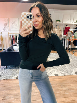 Z Supply-Second Skin Crew Long Sleeve -3 Colors-Tops Basic SolidZ Supply Second Skin Crew Long Sleeve – Black, Natural Heather & Cloud | VerClare Boutique | Chenoa, IL-Shop the Z Supply Second Skin Crew Long Sleeve in Black, Natural Heather & Cloud. Ultra-soft, fitted, and perfect for layering. A must-have essential at VerClare Boutique! | VerClare Boutique | Chenoa, IL-VerClare Boutique