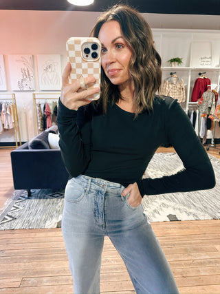 Z Supply-Second Skin Crew Long Sleeve -3 Colors-Tops Basic SolidZ Supply Second Skin Crew Long Sleeve – Black, Natural Heather & Cloud | VerClare Boutique | Chenoa, IL-Shop the Z Supply Second Skin Crew Long Sleeve in Black, Natural Heather & Cloud. Ultra-soft, fitted, and perfect for layering. A must-have essential at VerClare Boutique! | VerClare Boutique | Chenoa, IL-VerClare Boutique