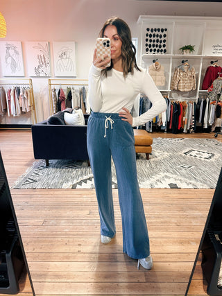 Z Supply-Hunter Knit Denim Pant - 2 Colors