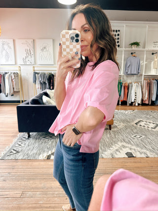 Grace 1/2 Sleeve Top - 2 Colors-Tops Basic SolidGrace 1/2 Sleeve Top – 2 Colors | VerClare Boutique | Chenoa, IL-Shop the Grace 1/2 Sleeve Top at VerClare Boutique. A versatile everyday top available in two colors, perfect for easy styling and casual wear.-VerClare Boutique