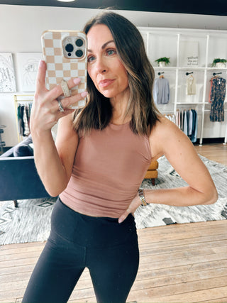 Jana High Neck Jersey Tank-3 Colors