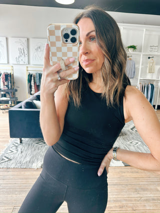 Jana High Neck Jersey Tank-3 Colors