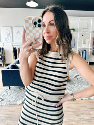 Emori Striped Muscle Tank