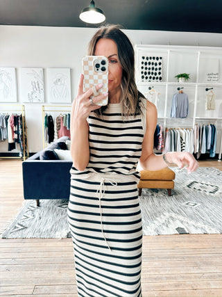 Emori Striped Muscle Tank-Tops Basic Print-VerClare Boutique