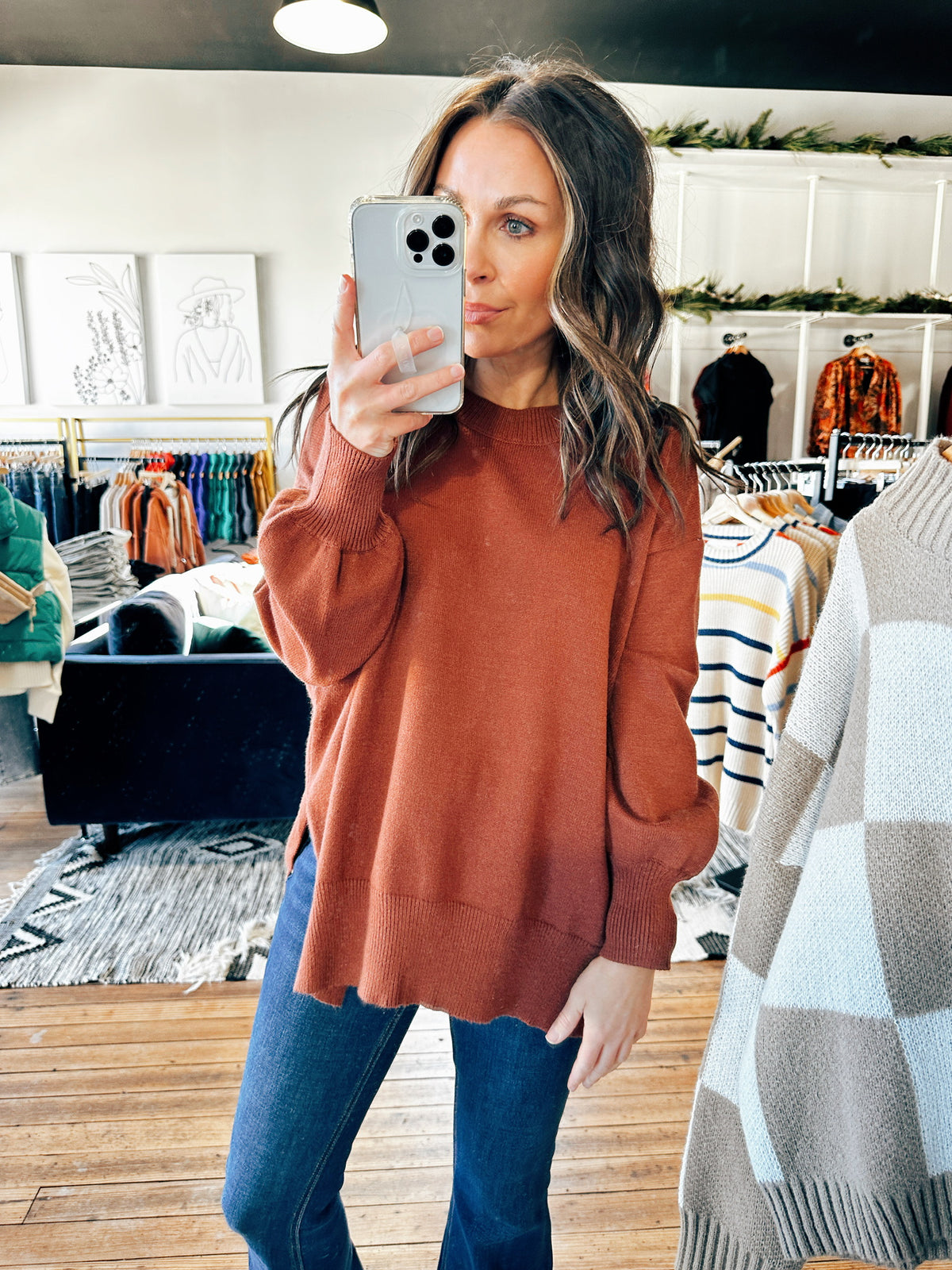 Cynthia Cinnamon Sweater-sweater-VerClare Boutique
