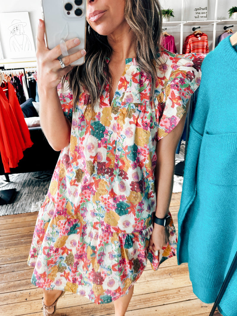 Trisha Fuchsia Summer Dress-Dresses & Rompers-VerClare Boutique