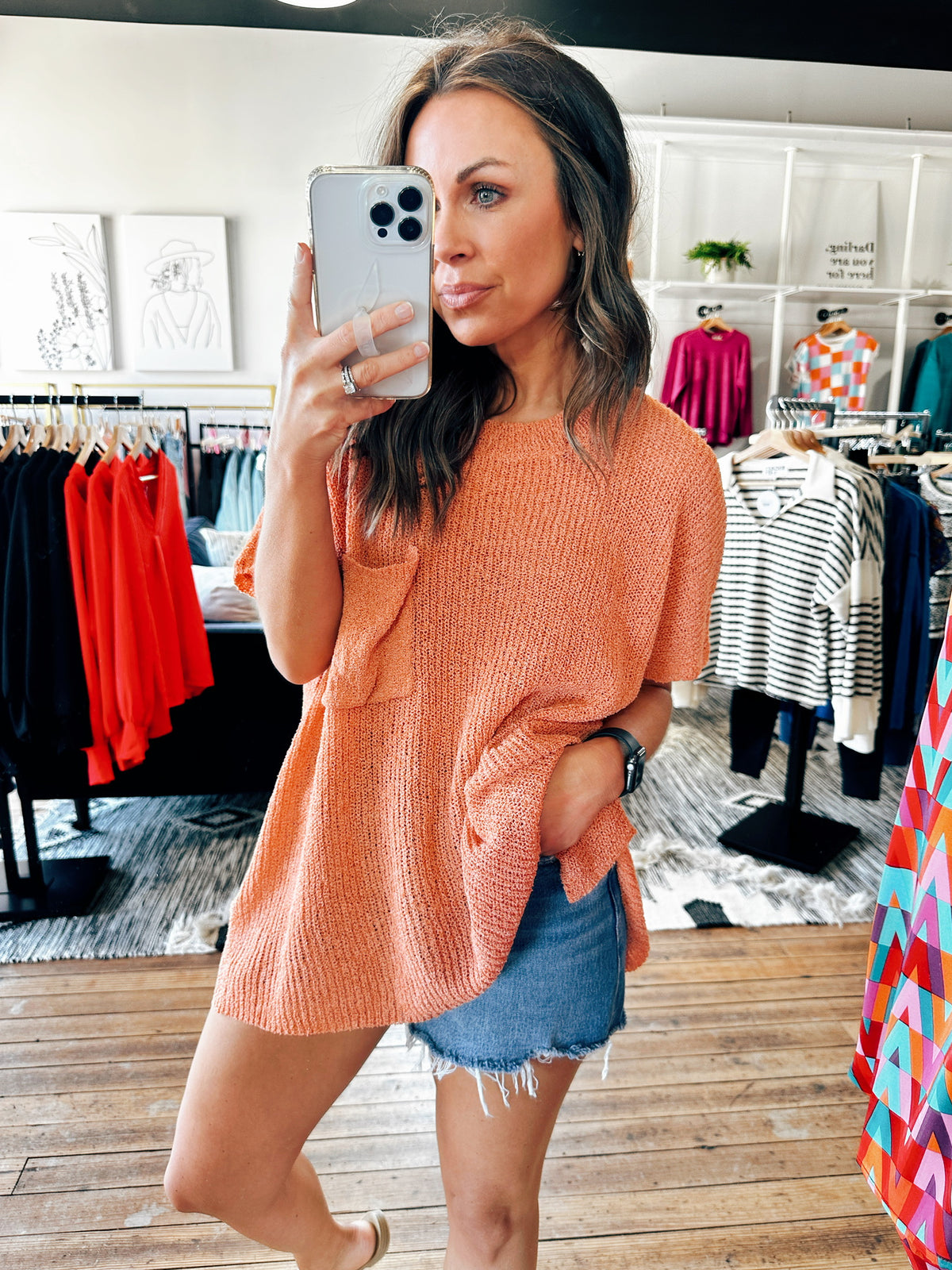 JoAnn Boxy Knit Sweater-4 Colors-sweater-VerClare Boutique