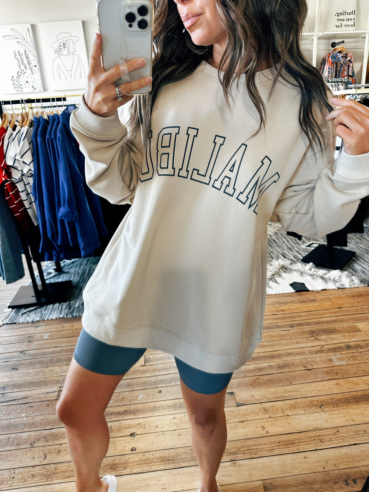 Francine Malibu Pullover-2 Colors-Tops basic solid-VerClare Boutique