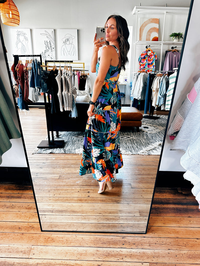 Tropical Paradise Maxi Dress-Dresses & Rompers-VerClare Boutique