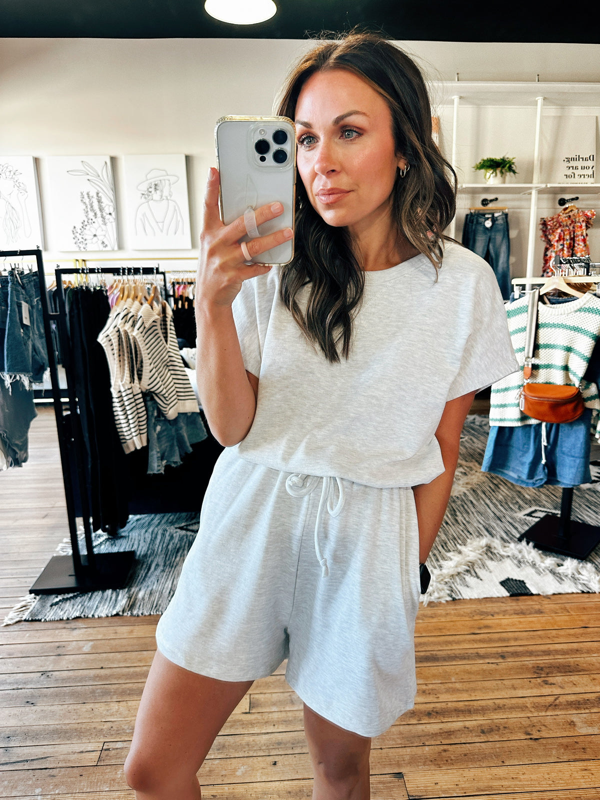 Heather Dolman Romper-Dresses & Rompers-VerClare Boutique