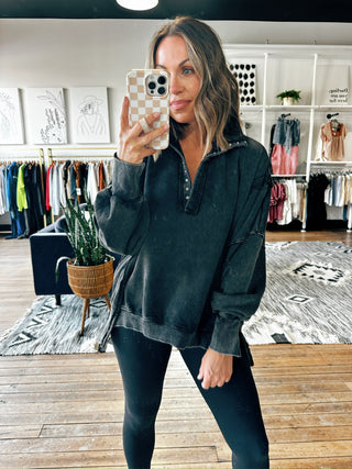 Ashlyn Sweatshirt - 2 Colors-Jackets & Kimonos-VerClare Boutique