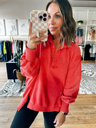 Ashlyn Sweatshirt - 2 Colors-Jackets & Kimonos-VerClare Boutique