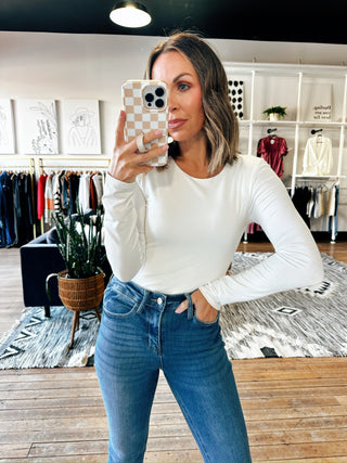 Dora Long Sleeve Layering Top-4 Colors-Tops Basic Solid-VerClare Boutique