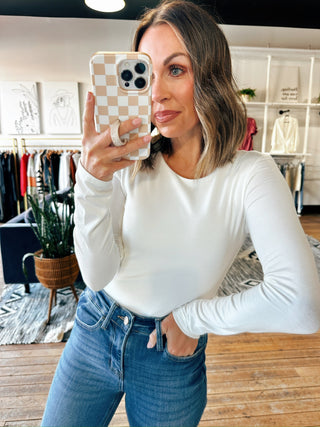 Dora Long Sleeve Layering Top-4 Colors-Tops Basic Solid-VerClare Boutique