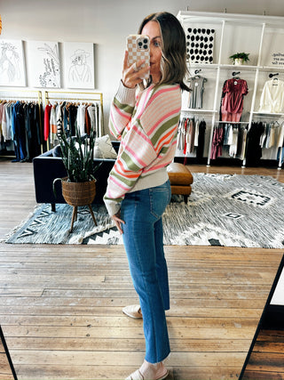 Harmony Stripe Sweater-Sweaters-VerClare Boutique