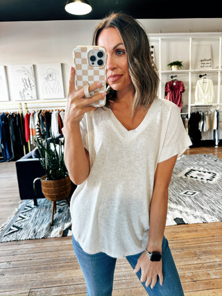 Langford Tee - 3 Colors-Tops Basic Solid-VerClare Boutique