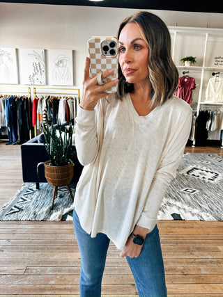 Linden Long Sleeve Top - 3 Colors-Tops Basic Solid-VerClare Boutique
