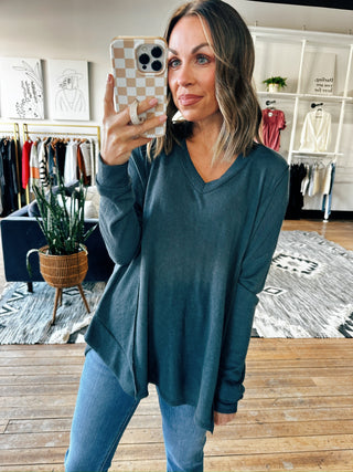 Linden Long Sleeve Top - 3 Colors-Tops Basic Solid-VerClare Boutique