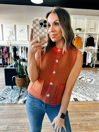 Monroe Sweater Vest-Sweaters-VerClare Boutique