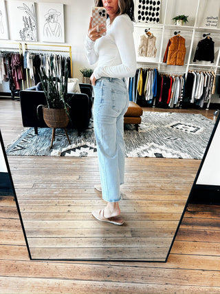 Luca High Rise Wide Jeans-Bottoms-VerClare Boutique