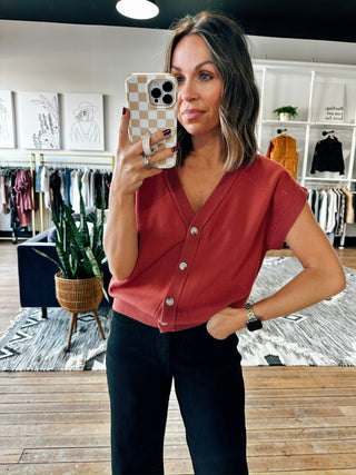 Channing Sweater Vest-Sweaters-VerClare Boutique