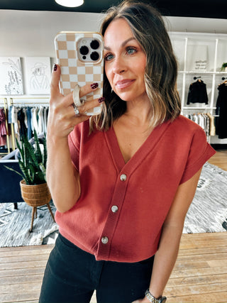 Channing Sweater Vest-Sweaters-VerClare Boutique