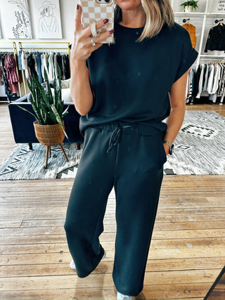 Frequent Flyer Set-Tops Basic Print/Solid-VerClare Boutique