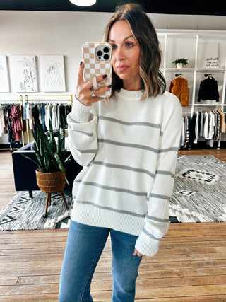 Z SUPPLY-Boyfriend Striped Sweater - 2 Colors-Sweaters-VerClare Boutique