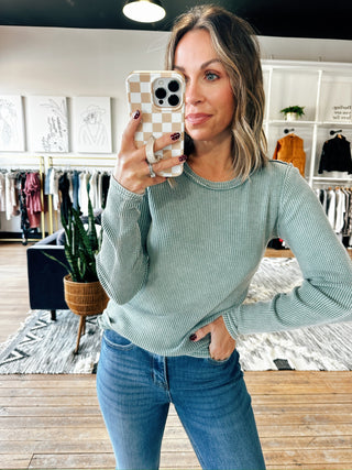 Z SUPPLY-Arlet Mini Thermal Top-4 Colors-Tops Basic Solid-VerClare Boutique