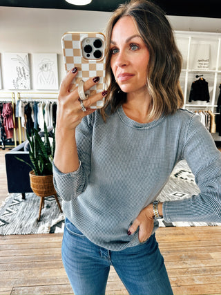 Z SUPPLY-Arlet Mini Thermal Top-4 Colors-Tops Basic Solid-VerClare Boutique