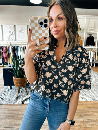 Maple Bloom Top-Tops Casual-VerClare Boutique